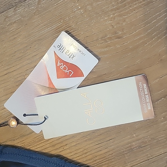 NWT Calia Ardosia Slate Mid Eise Bikini Bottom Size XL - Picture 2 of 4